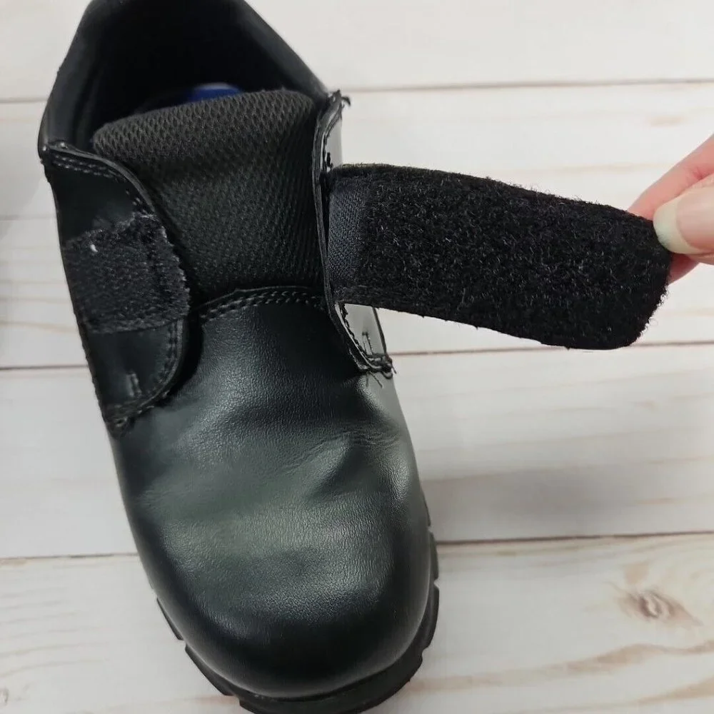 Smart Fit Black Toddler Boys Dress‎ Shoe Size 12.5 Strap Skid Resistant